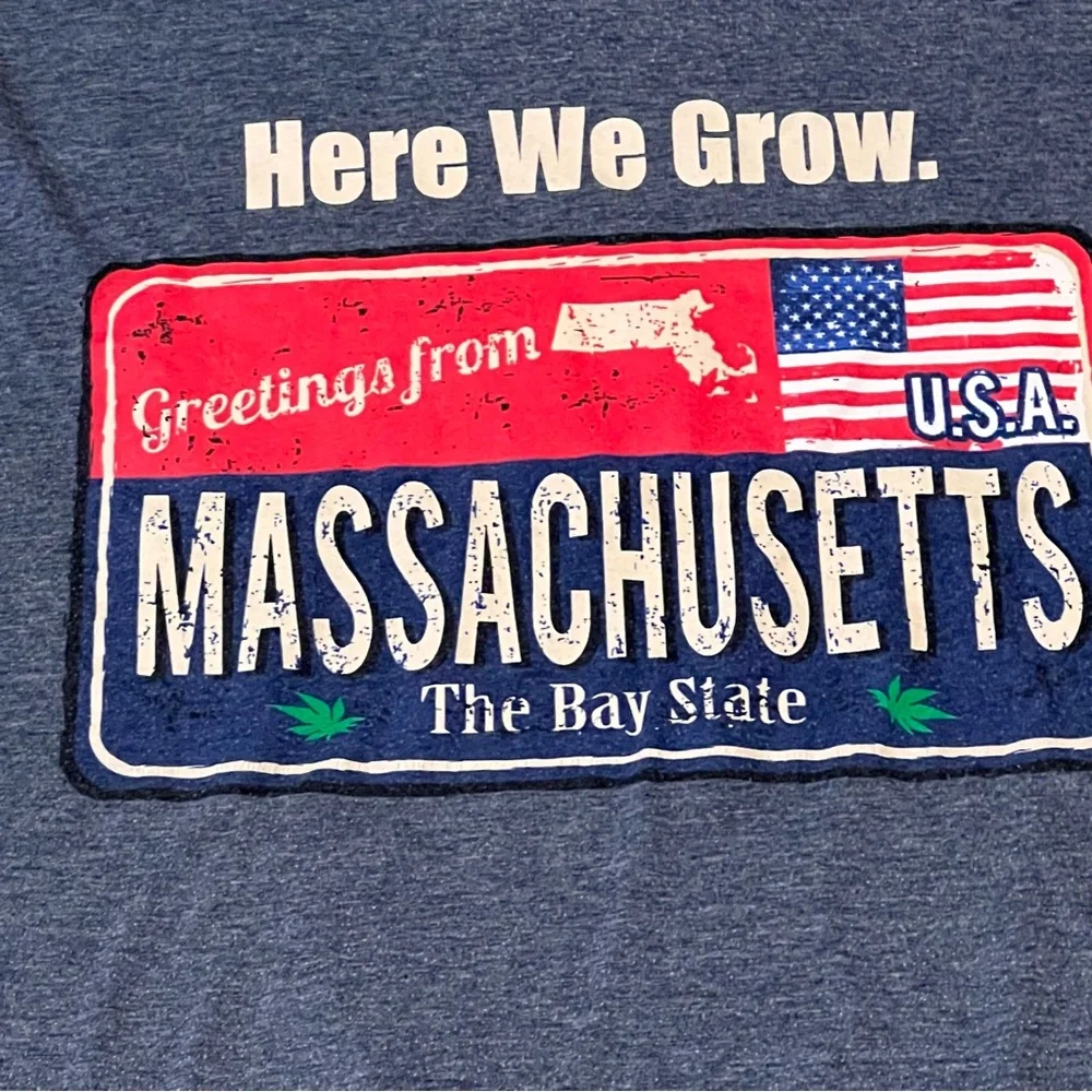 MASSACHUSETTS dispensary t-shirt Here We Grow Again. XL sleeveless. - Picture 4 of 5